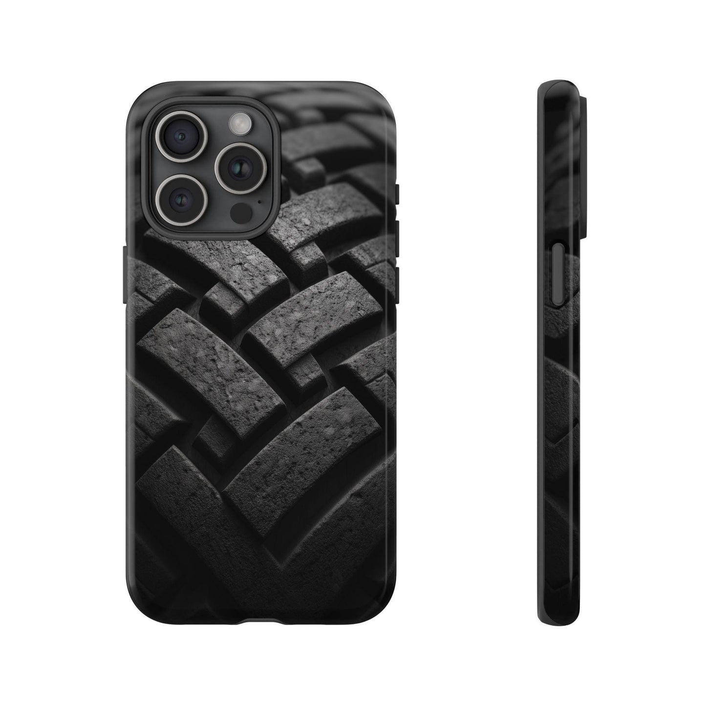 Tire Black Gray Tread