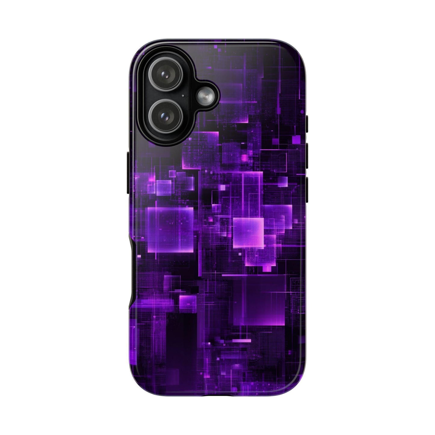 Violet Void Digital Pulse Pattern