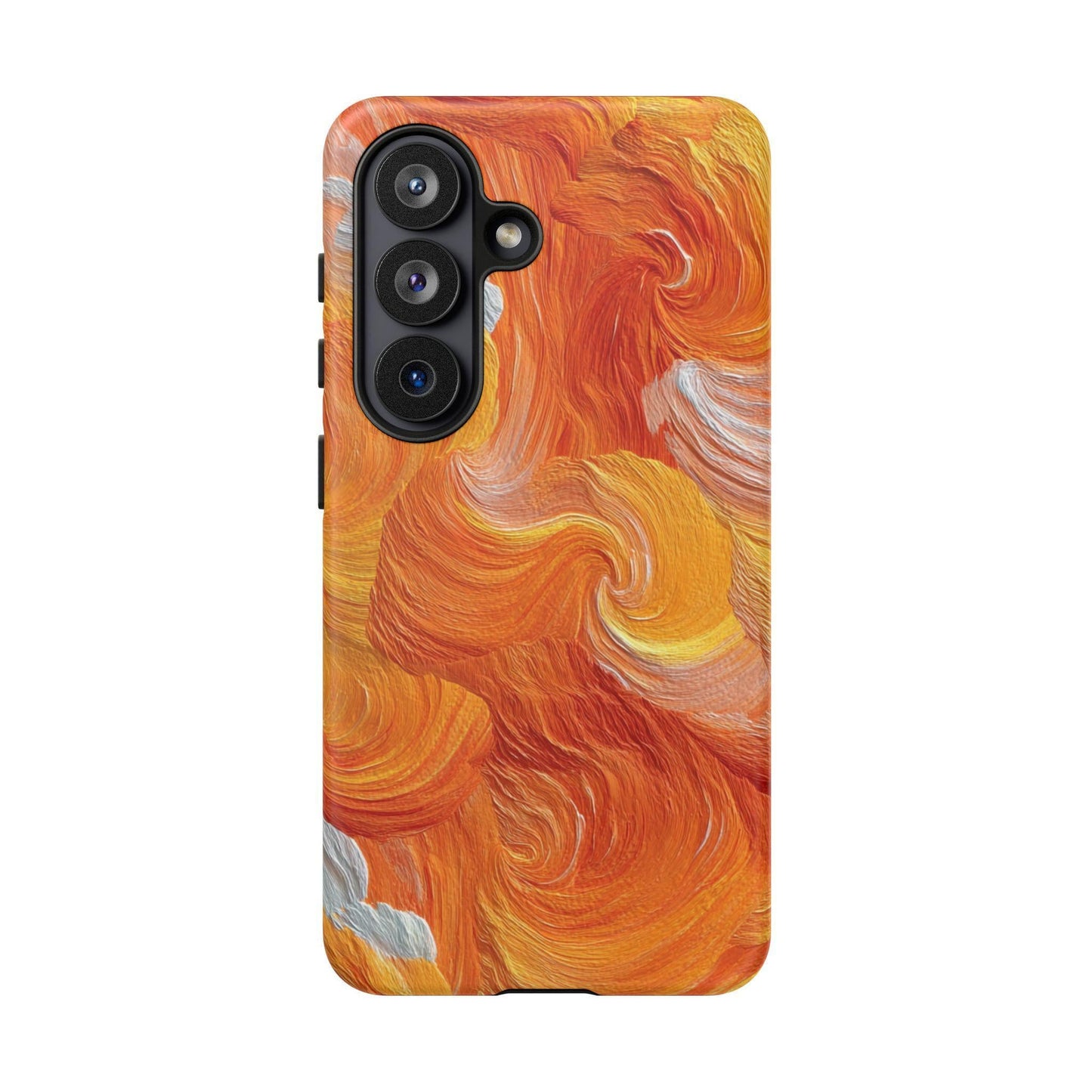 Solar Citrus Swirl Flames