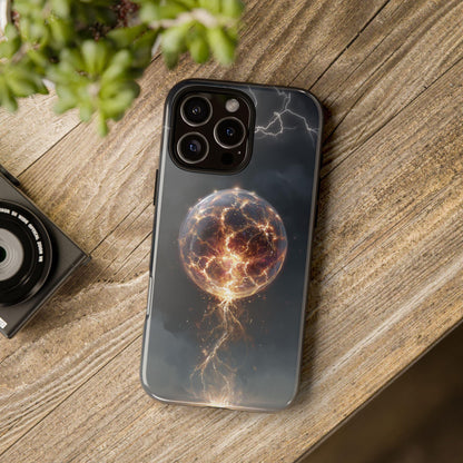 Electric Orb Fiery Lightning