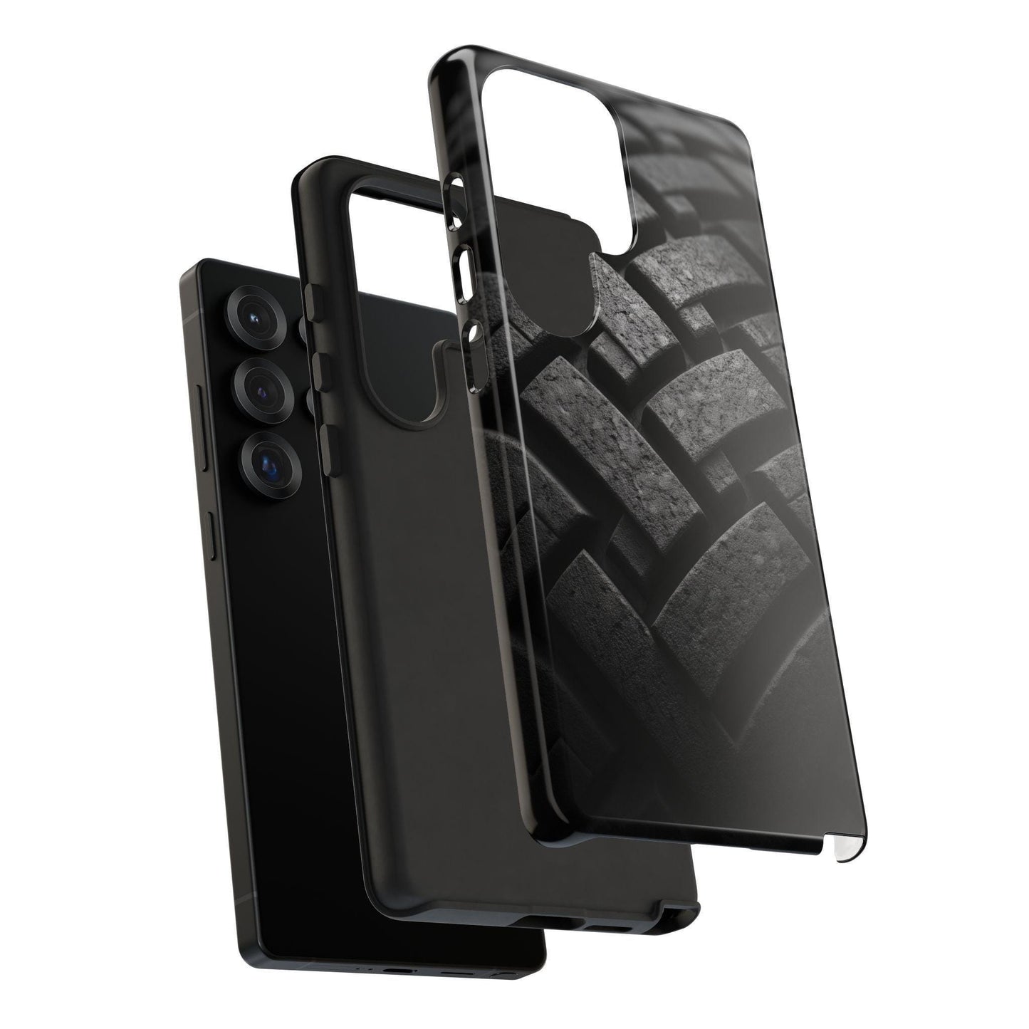 Tire Black Gray Tread