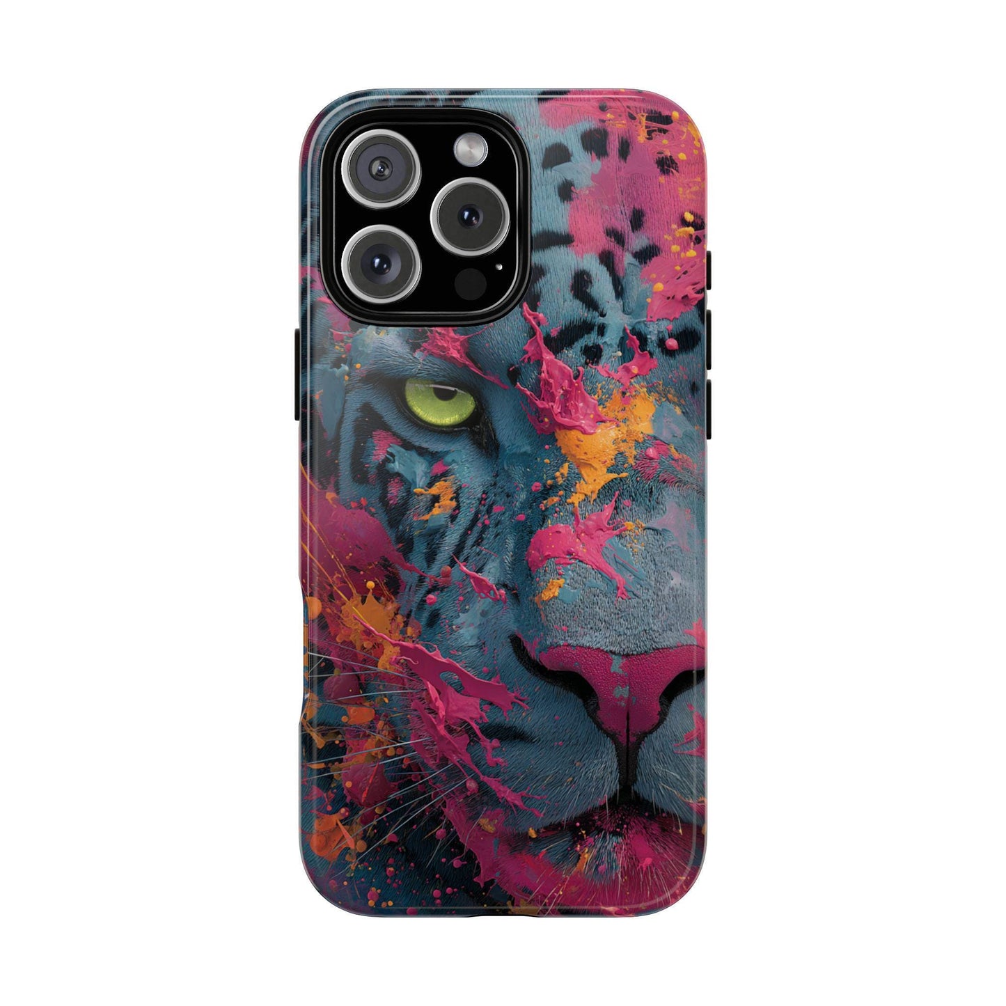 Jaguar Electric Pink Teal Splash