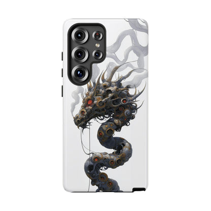 Mechanical Dragon Gears Smoke Artwork
