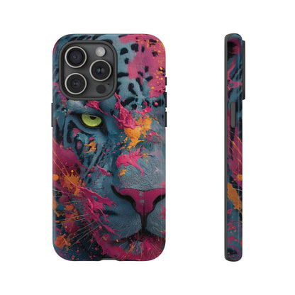Jaguar Electric Pink Teal Splash