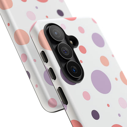 Pastel Polka Dots Pink Lavender