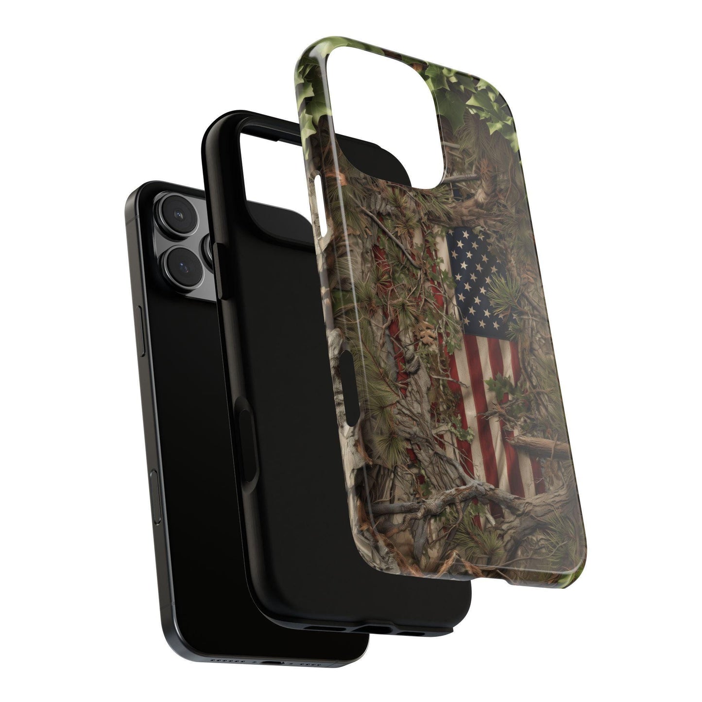American Flag Tree Camouflage