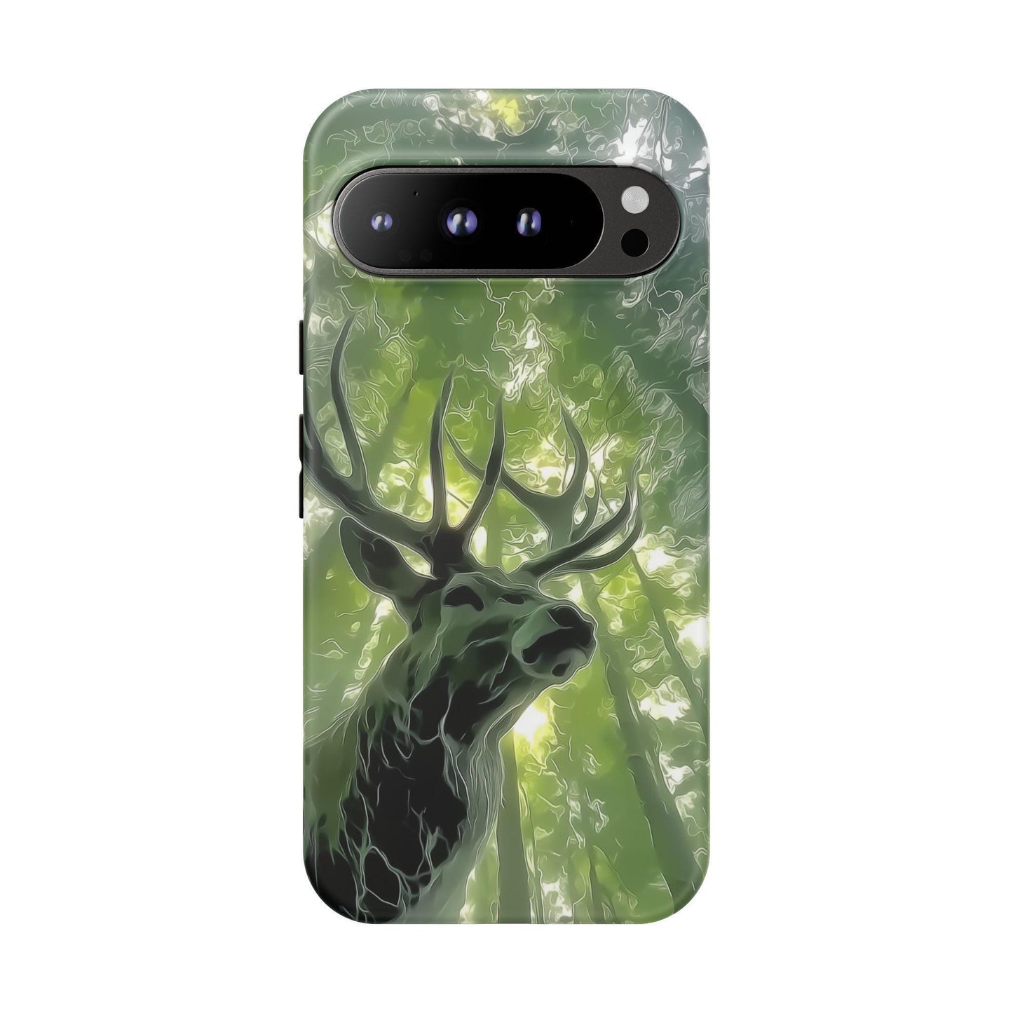 Stag Deer Green Forest