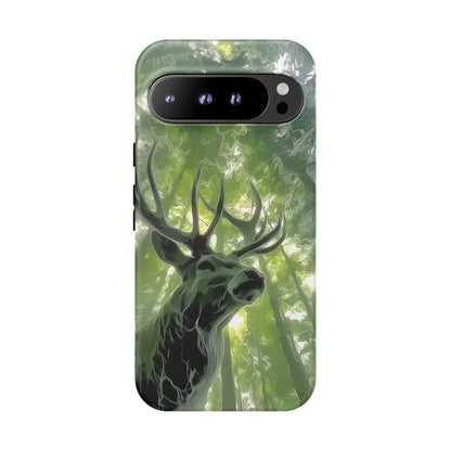 Stag Deer Green Forest