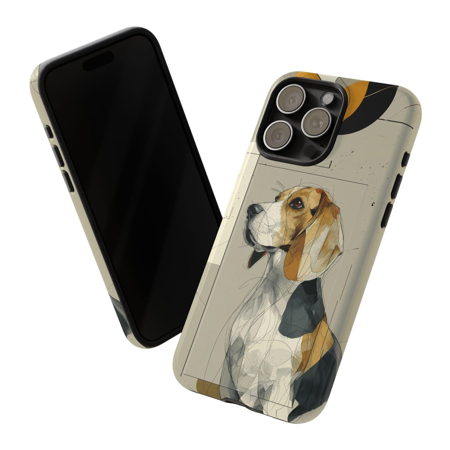 Beagle Dog Line Artwork