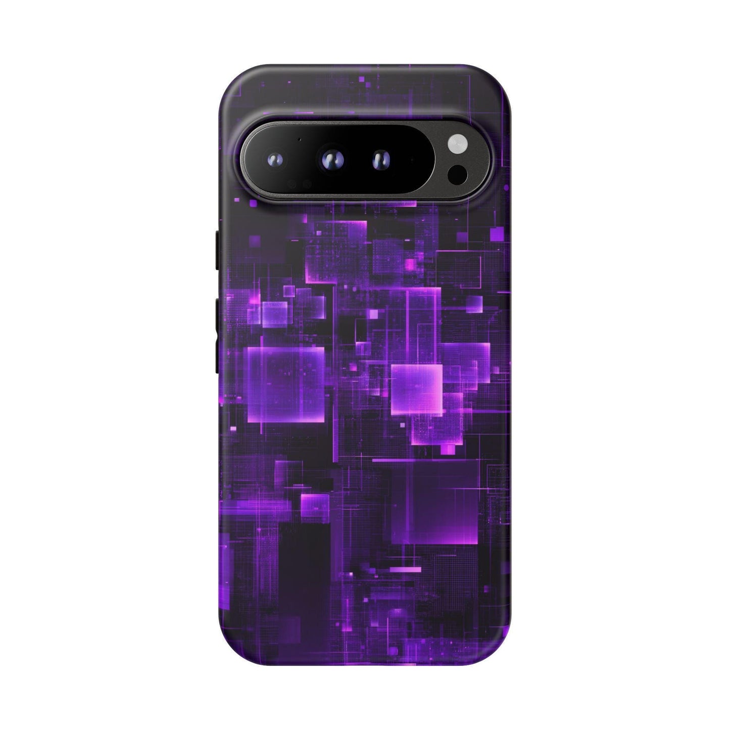 Violet Void Digital Pulse Pattern