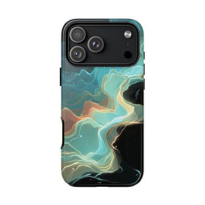 Celestial Aurora Fluid Swirls