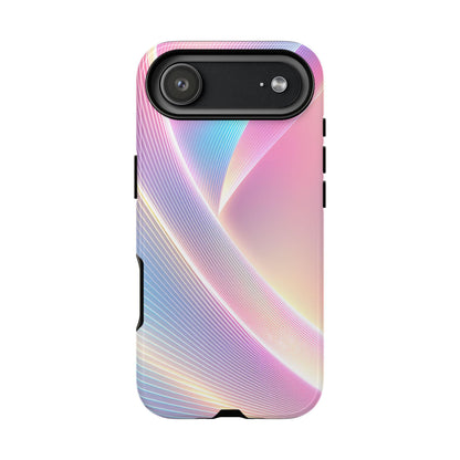 Aurora Pink Iridescent Wavy