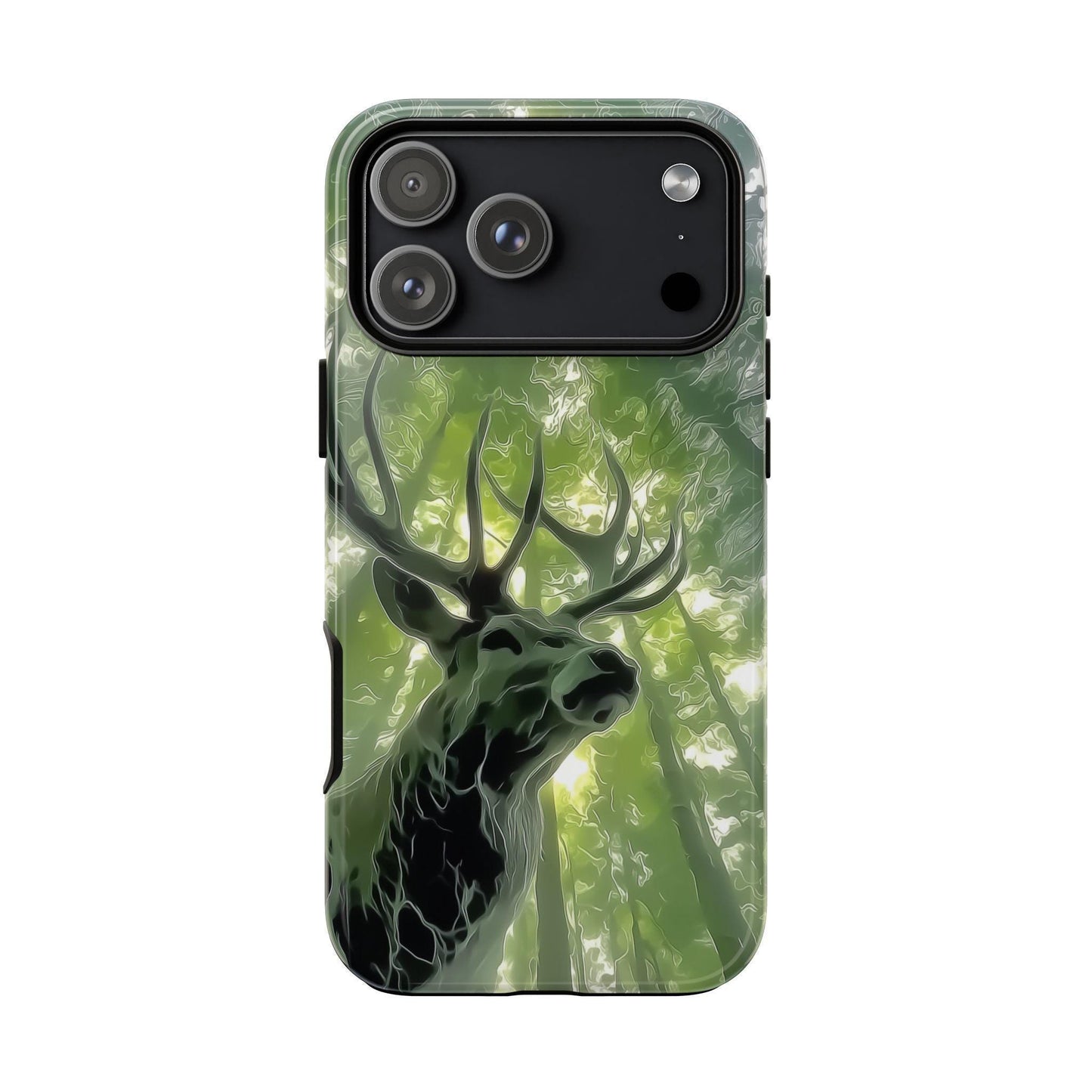 Stag Deer Green Forest