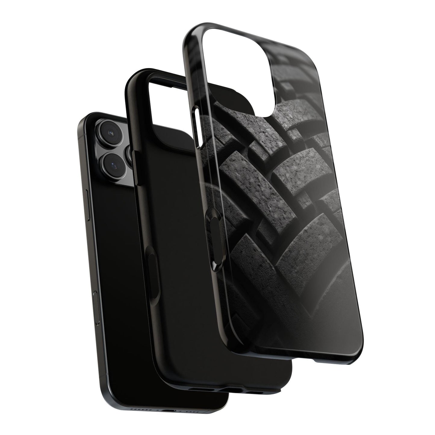 Tire Black Gray Tread