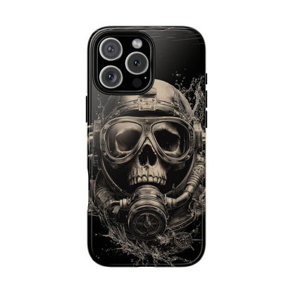 Abyss Diver Skull Dark Underwater