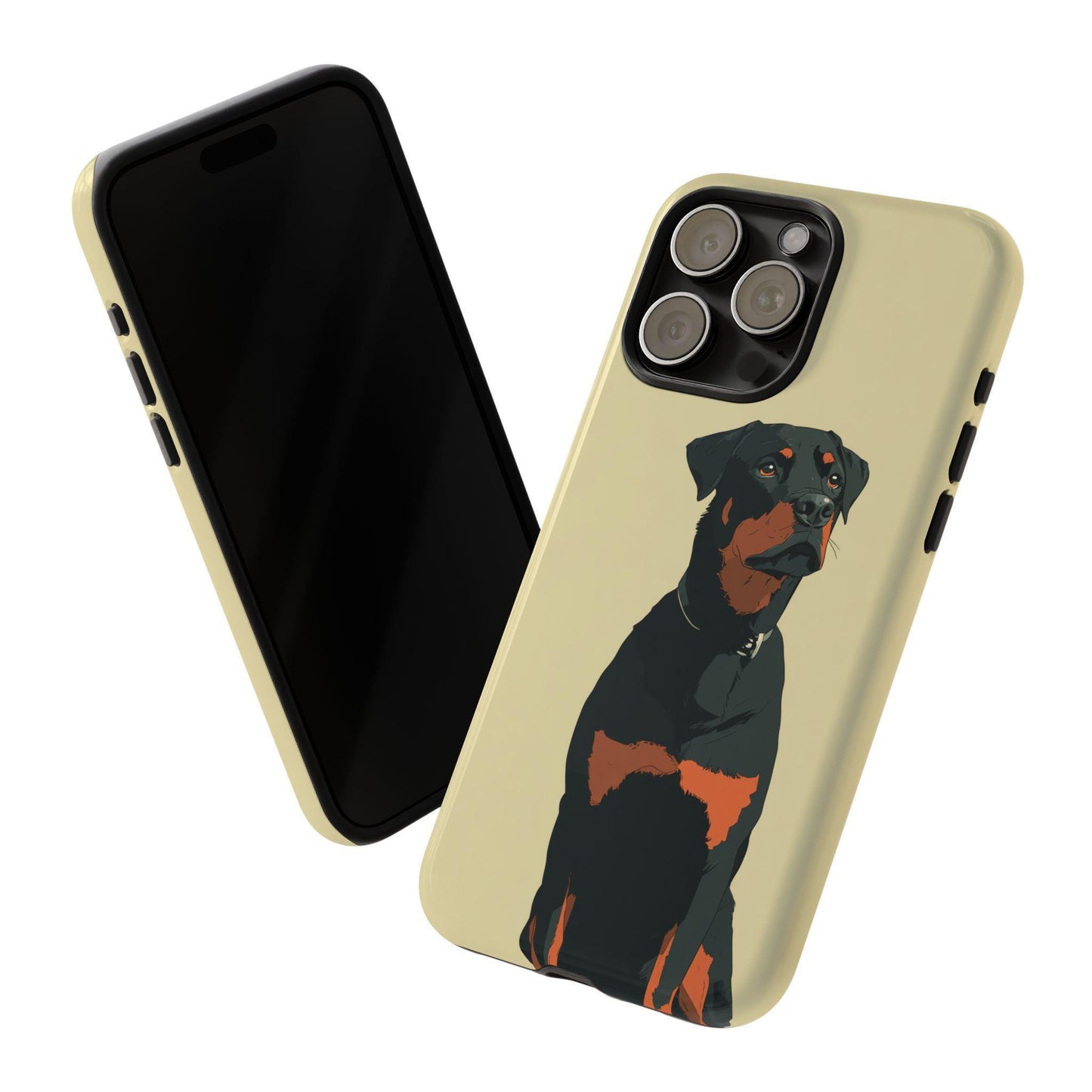Rottweiler Dog Minimalist Vector