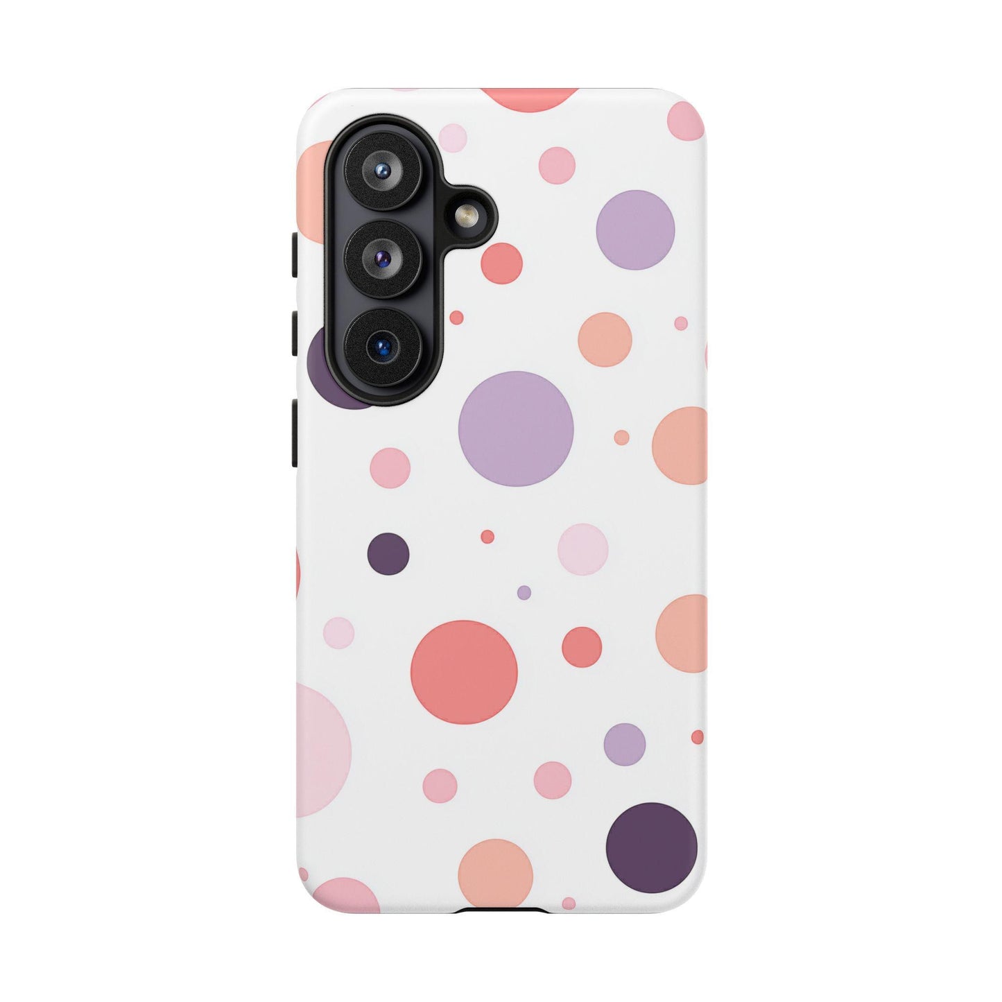 Pastel Polka Dots Pink Lavender