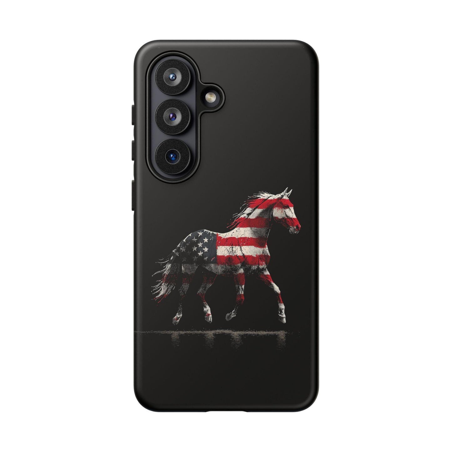 Horse American Flag Vector
