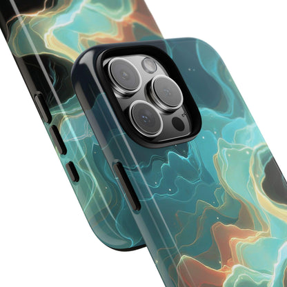 Celestial Aurora Fluid Swirls