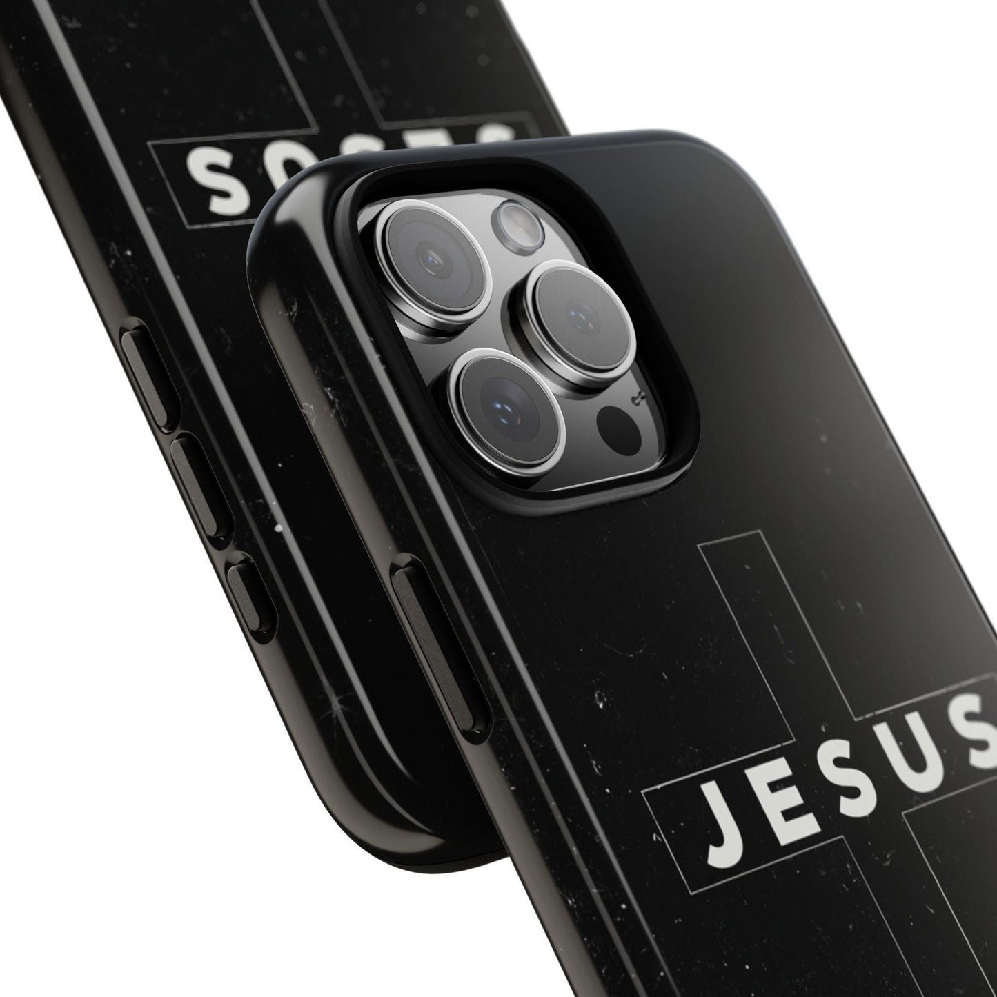 Jesus Cross Minimalist Black