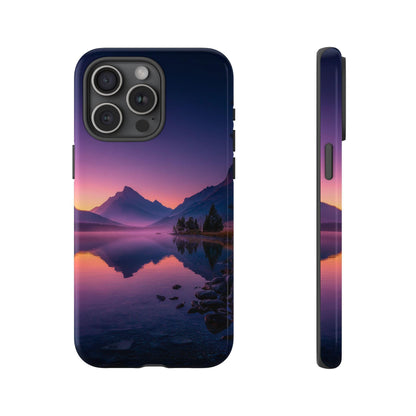 Lavender Sunrise Mountain Lake