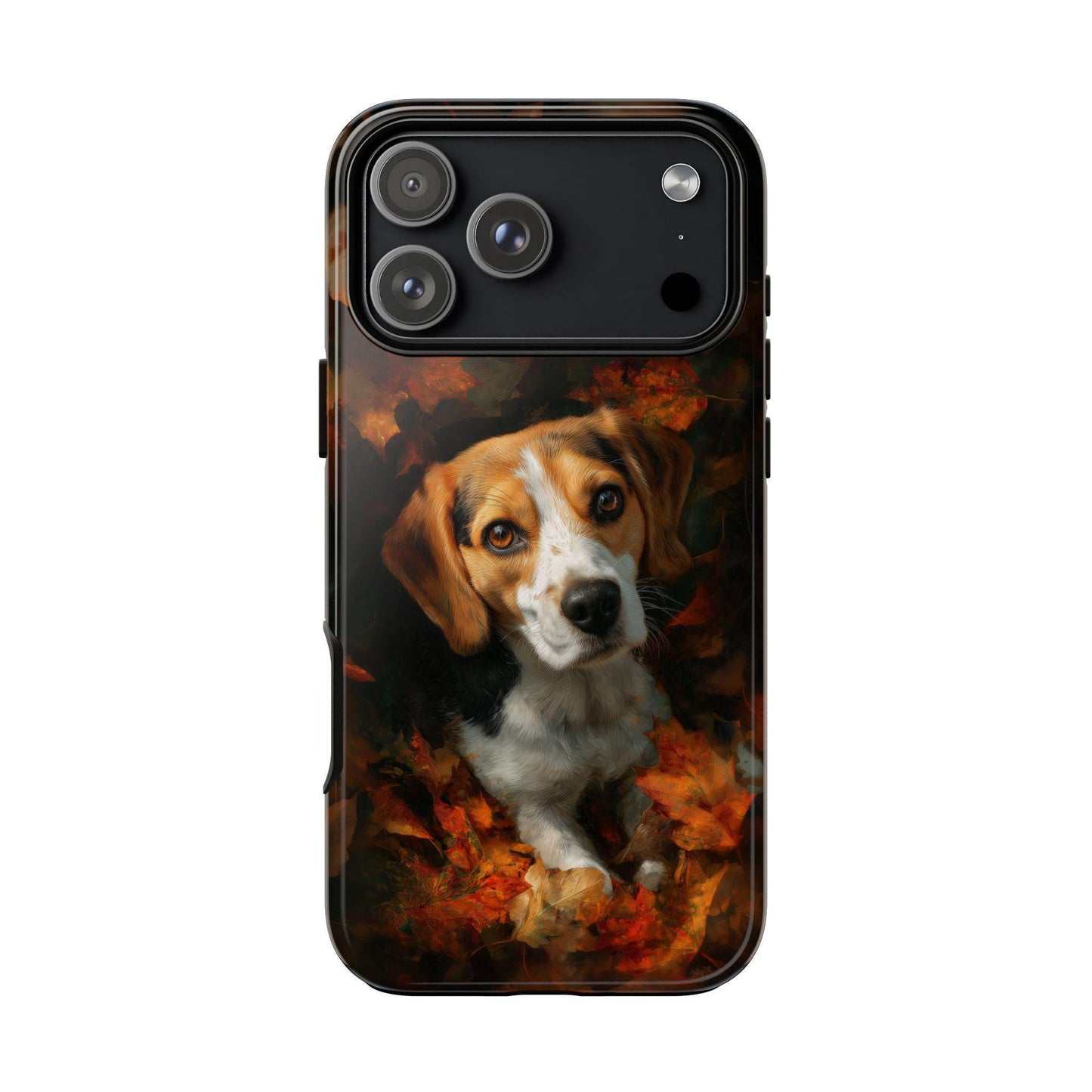 Autumn Leaves Beagle Doggy