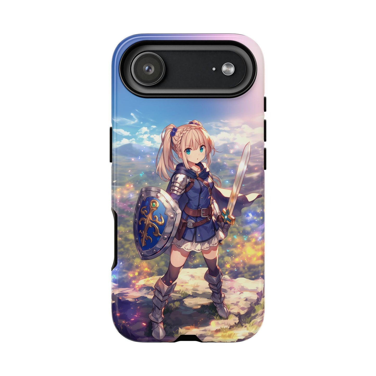 Anime Girl Warrior Sword Shield