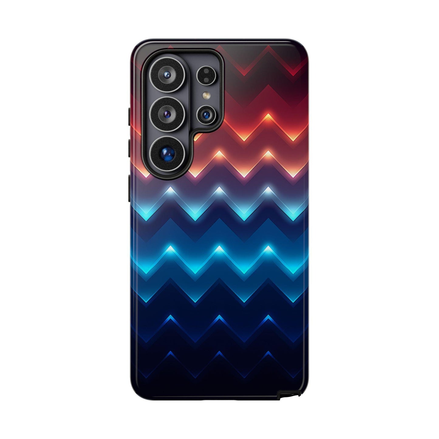Radiant Chevron Red Blue Zig Zag