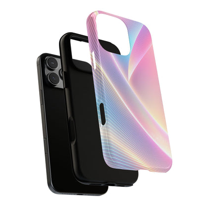 Aurora Pink Iridescent Wavy