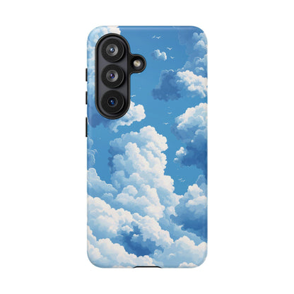 Fluffy Pastel Blue Clouds