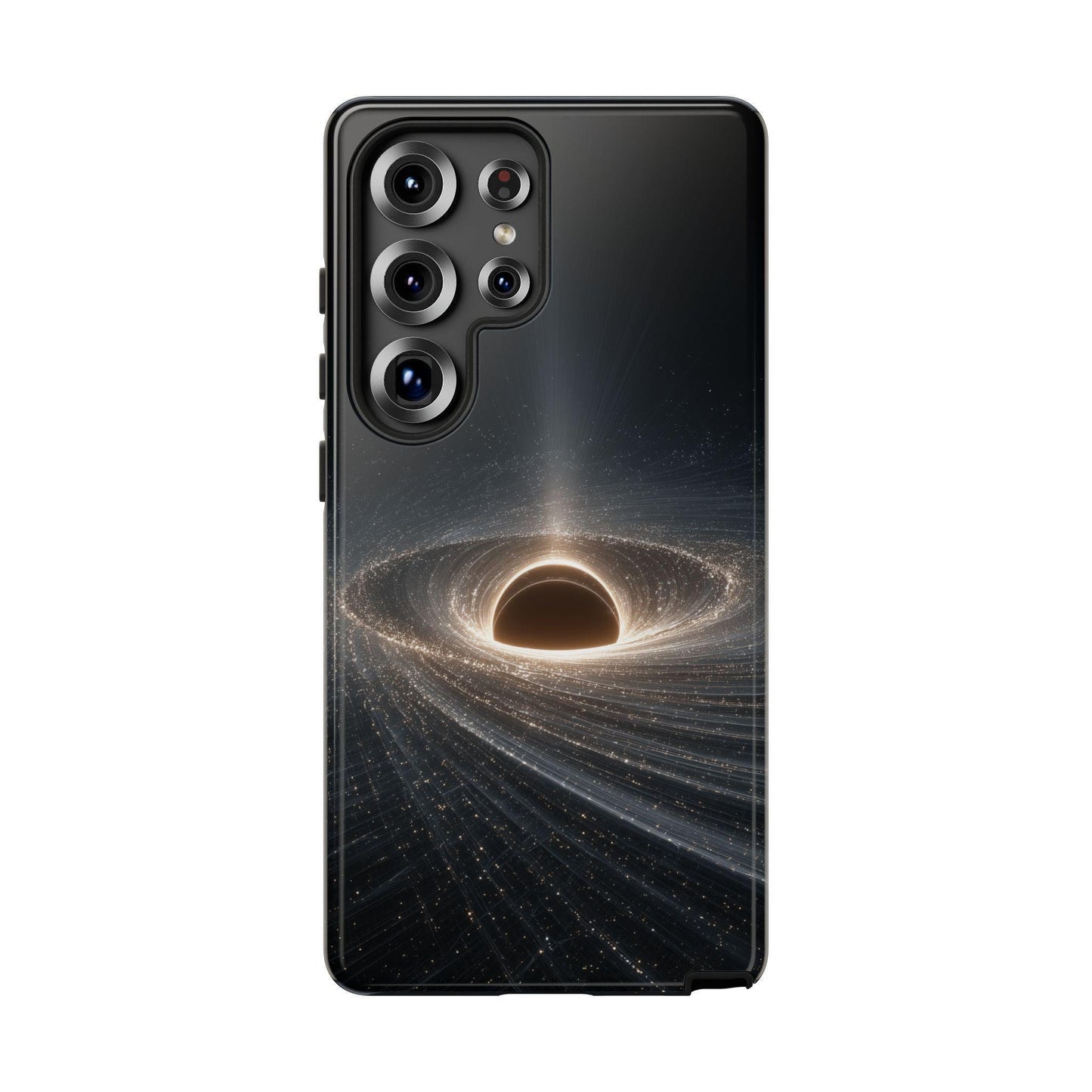 Black Hole Rippling Void Horizon