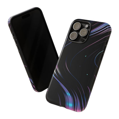 Sleek Iridescent Wave Black