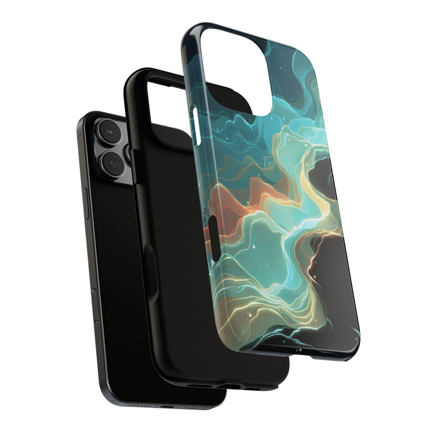 Celestial Aurora Fluid Swirls