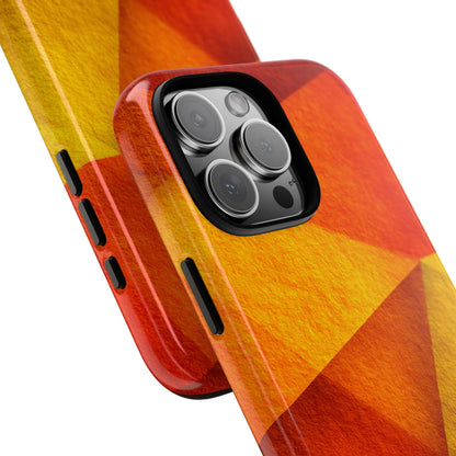 Orange Geometric Amber Sunset