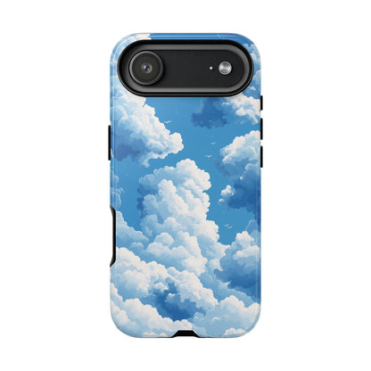 Fluffy Pastel Blue Clouds