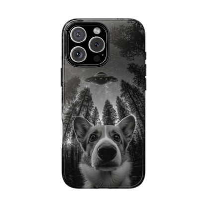 Corgi Dog UFO Alien Spaceship