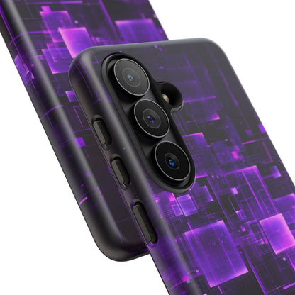 Violet Void Digital Pulse Pattern