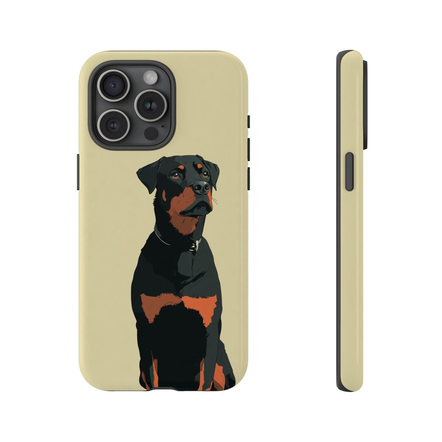 Rottweiler Dog Minimalist Vector
