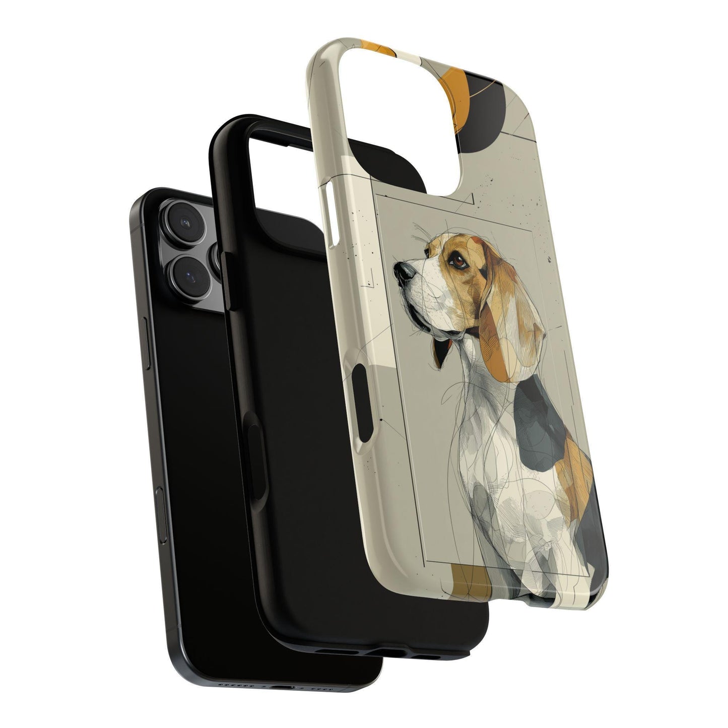 Beagle Dog Line Artwork