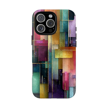 Digital Collage Jewel Brushstrokes
