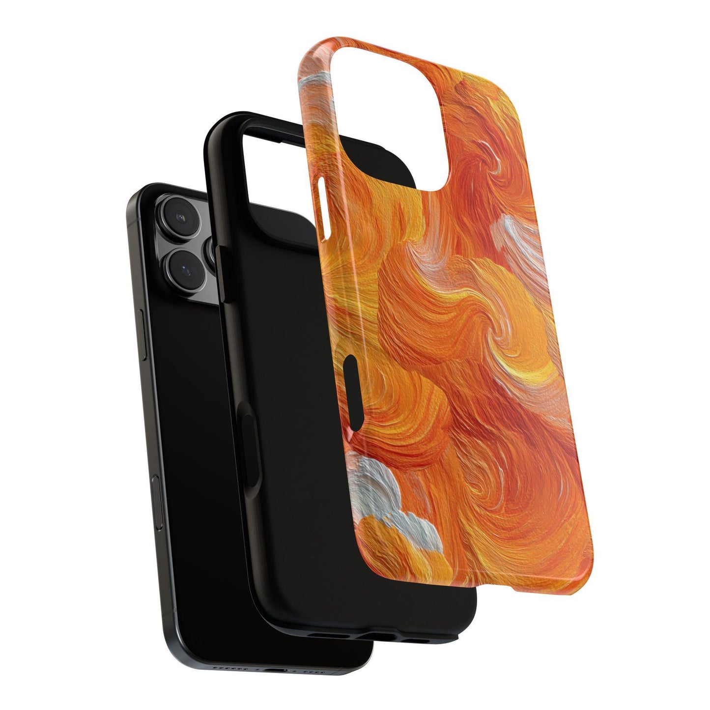 Solar Citrus Swirl Flames