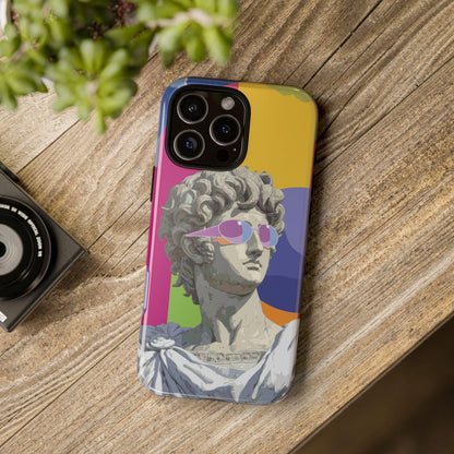 Surreal Marble Statue Neon Sunglasses
