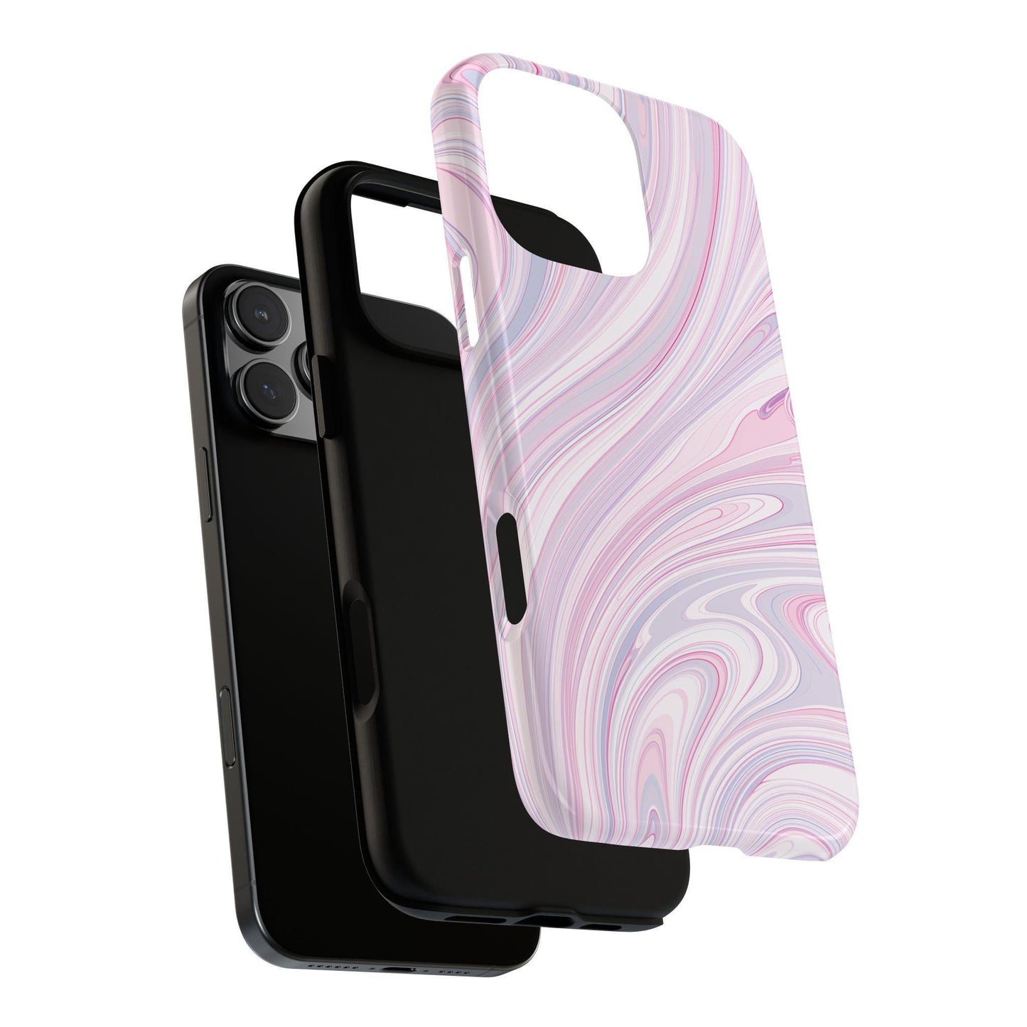 Liquid Candy Pink Marble Swirls