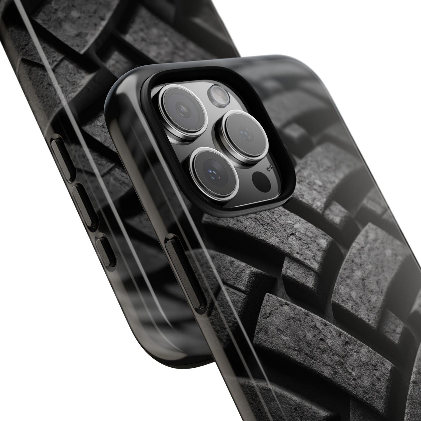 Tire Black Gray Tread