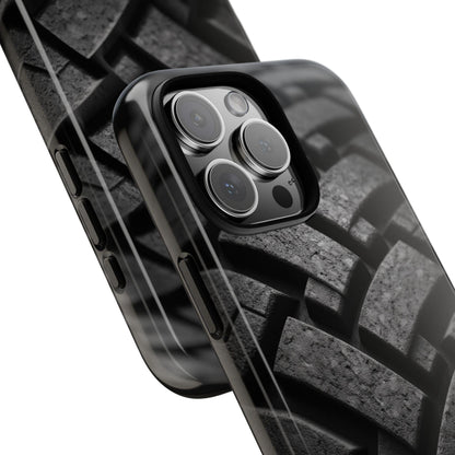 Tire Black Gray Tread