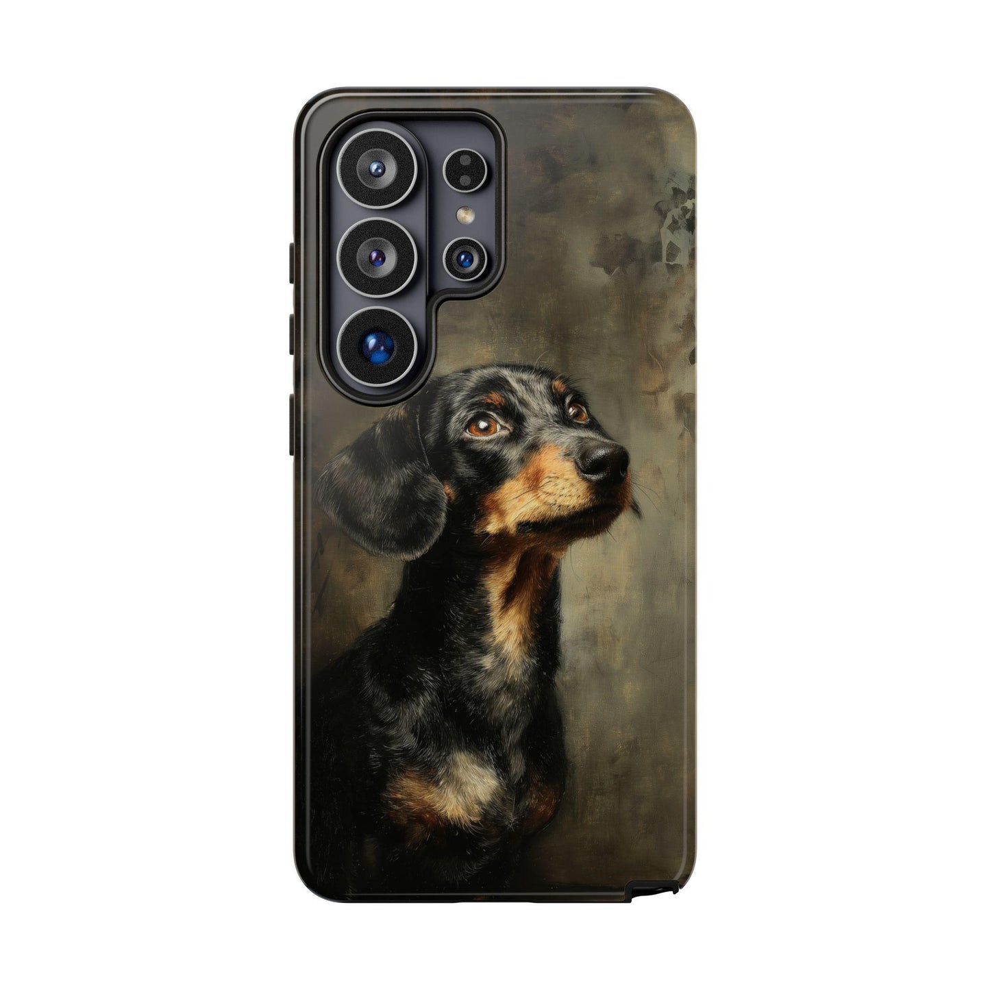 Dachshund Dog Oil Painting