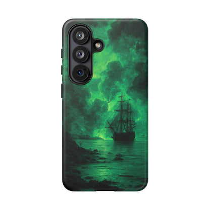 Ghost Pirate Ship Green Atmosphere