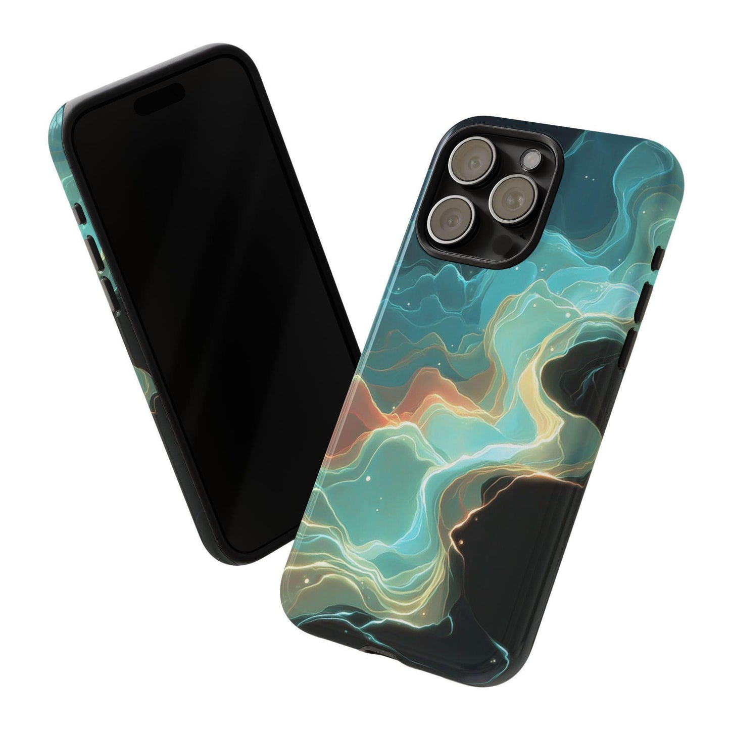Celestial Aurora Fluid Swirls