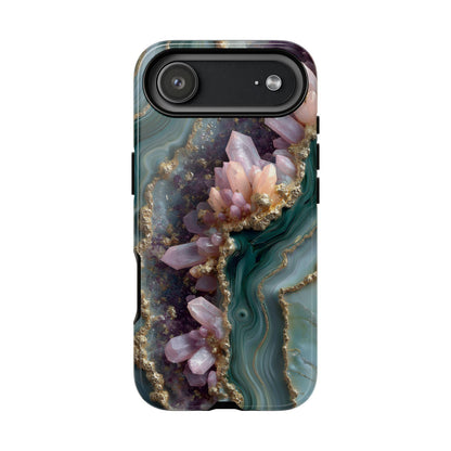 Green Gemstone Marble Purple Lilac