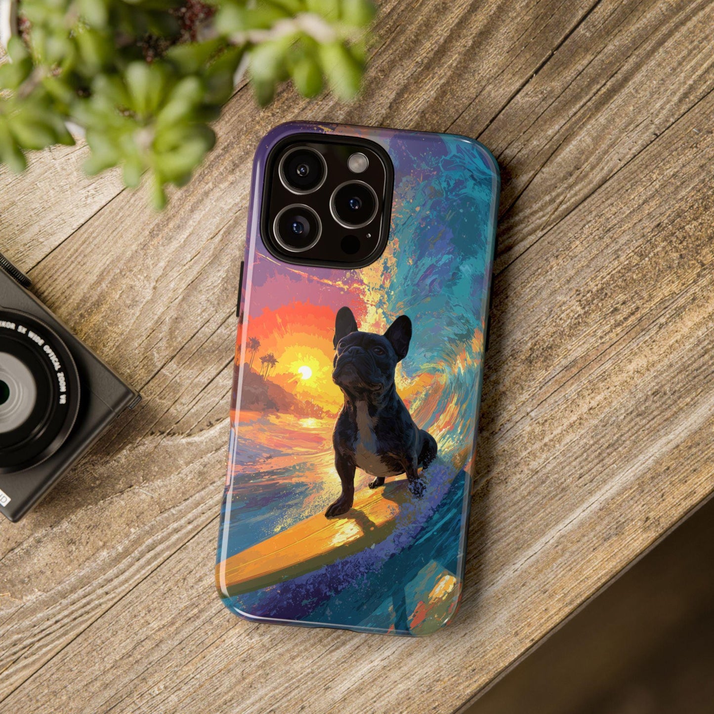French Bulldog Surf Wave Beach Dog